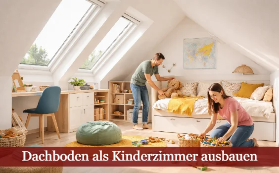 Dachboden Kinderzimmer ausgebaut