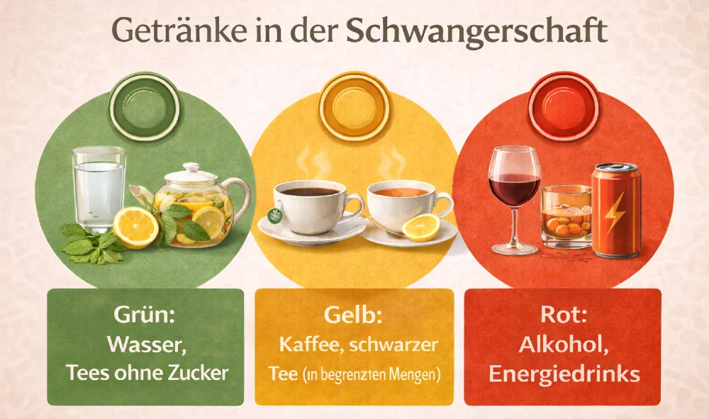 getraenke schwangerschaft gruen gelb rot 1000